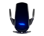 TEQ Wireless Car Charger holder windshield+ dash+Air vent 3in 1 High Quality with sensor Black