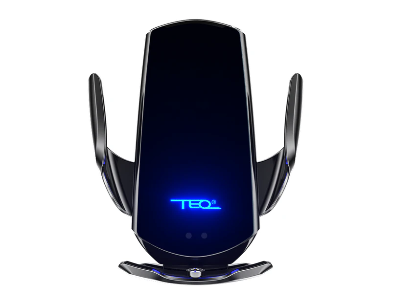 TEQ Wireless Car Charger holder windshield+ dash+Air vent 3in 1 High Quality with sensor Black