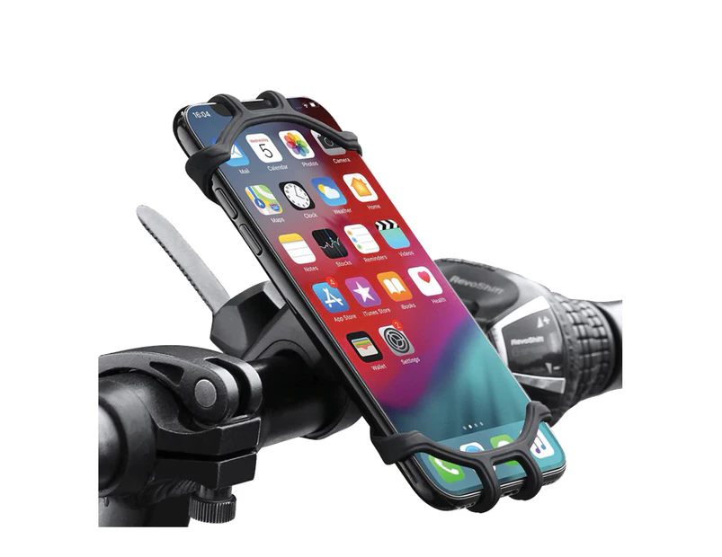 Handy Automotive 2PK Phone Holder Motorcycle 360 Rotation Adjustable Strap