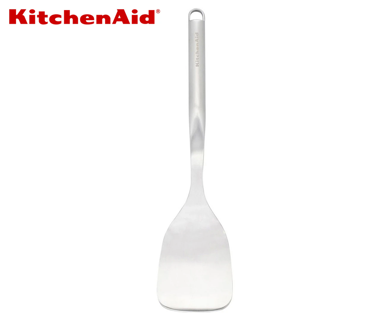 KitchenAid Stainless Steel Solid Turner Kitchen Cooking Utensil 35cm Silver