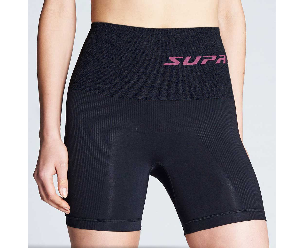 Women's Supacore Coretech Recovery Shorts - Blk/Pink
