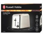 Russell Hobbs RHT82BRU 930W Carlton 2-Slice Bread Sandwich Toaster Brushed SS