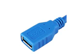 3M High Speed USB 3.0 Male to USB 3.0 Female Flat Extension Data Charge Cable