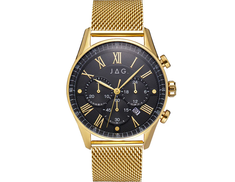Jag Lachlan J2277A Gold Stainless Steel Mens Watch