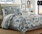 Tommy Bahama Raw Coast Queen Bed Quilt Cover Set - Blue/Multi