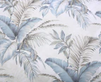 Tommy Bahama Bakers Bluff Queen Bed Quilt Cover Set - Blue/Silver