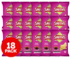 18 x Smiths Crinkle Cut Potato Chips Salt & Vinegar 45g