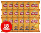 18 x Smiths Crinkle Cut Potato Chips Barbecue 45g