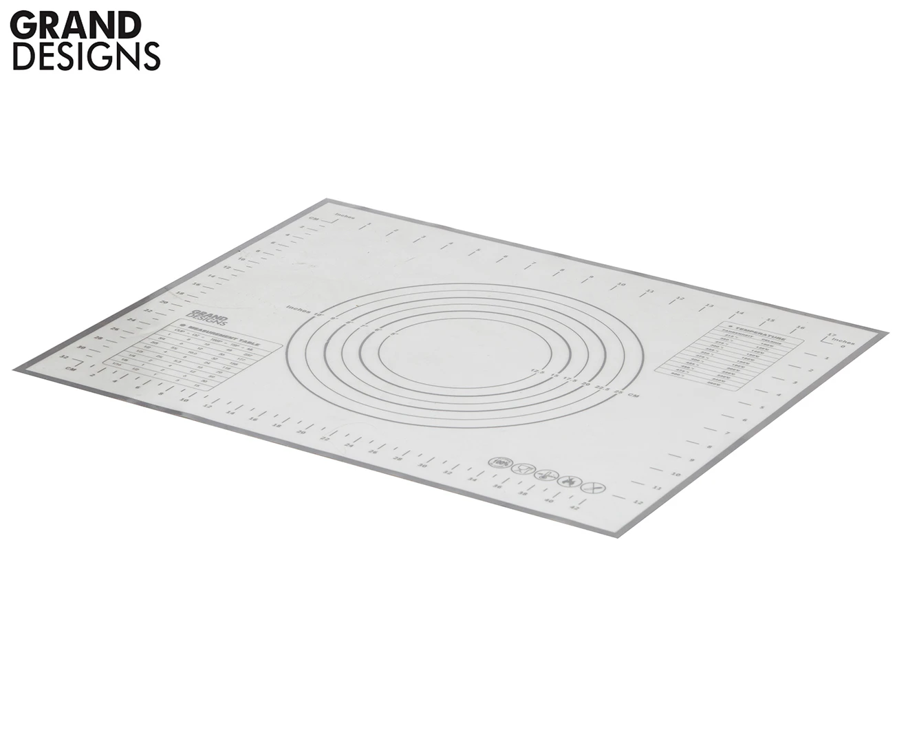 Grand Designs 49.5x39.5cm Pastry Mat