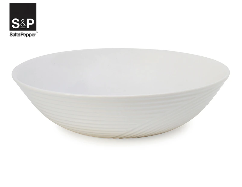 Salt & Pepper 30x8cm Zen Serving Bowl - White