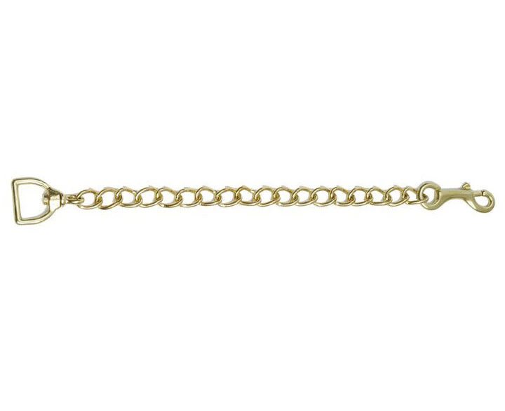 Zilco Brass Plate Lead Chain 18" 45cm