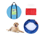 Pet Dog Tunnel Puppy Agility Equipment Interactive Toys Exercise Training with Carrying Case