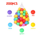200PCS 6.5cm Ocean Balls Colourful Plastic Kids Baby Toy Ball Pit Pool Tent Playpen Soft Ball