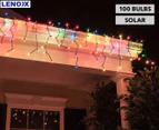 Lenoxx 100-Light Solar Decorative Curtain Lights - Multi