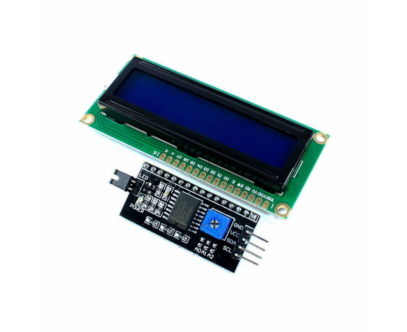 Iic/i2c/twi/spi Serial Interface Board Module port for Arduino 1602lcd Display 