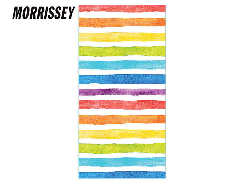 Morrissey 160x80cm Sand-Free Beach Towel - Rainbow Watercolour