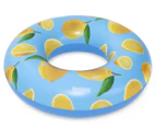 Bestway Scentsational Lemon Scented Swim Ring - Blue/Yellow