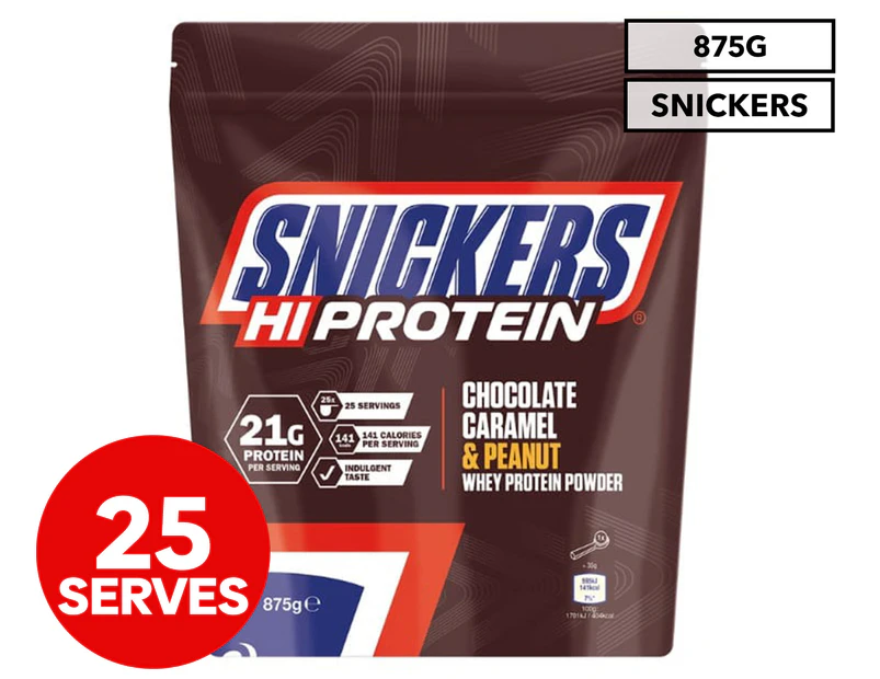 Snickers Hi-Protein Whey Protein Powder 875g