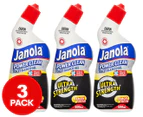 3 x 500mL Janola Ultra Strength Toilet Gel Lemon Fresh