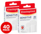 2 x 20pk Elastoplast Assorted Sensitive Skin Plasters