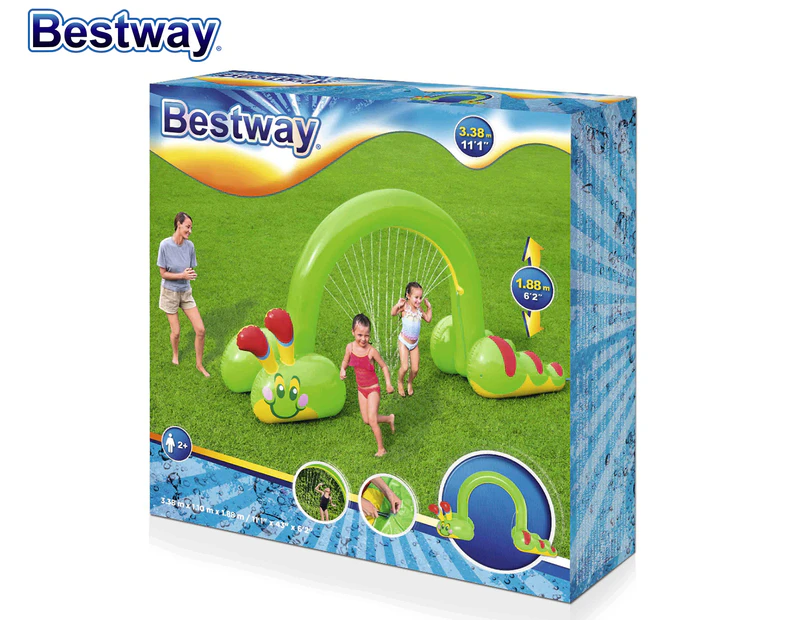 Bestway Jumbo Caterpillar Sprinkler - Green/Multi
