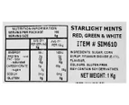 Festive Starlight Mints 1kg