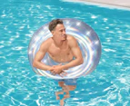 Bestway Iridescent Swim Ring - Silver/Clear