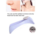Beakey Women's Facial Hair Remover Facial Threading Hair Removal Shaver-Purple
