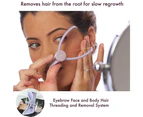 Beakey Women's Facial Hair Remover Facial Threading Hair Removal Shaver-Purple