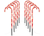 Set of 5pcs Battery Powered Christmas Candy Cane Lights
