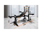 Black Lord Weight Bench 8in1 Press Multi-Station Fitness Home Gym Equipment