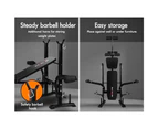 Black Lord Weight Bench 8in1 Press Multi-Station Fitness Home Gym Equipment