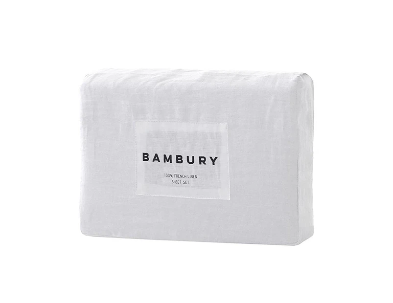 Bambury French Linen Sheet Set - Ivory