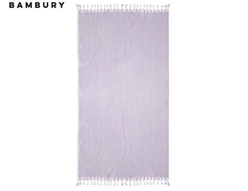 Bambury Waffle Beach Towel - Lilac