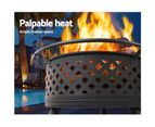 Ozark Home Fire Pit BBQ Grill Smoker Portable Outdoor Fireplace Patio Heater Pits 30"