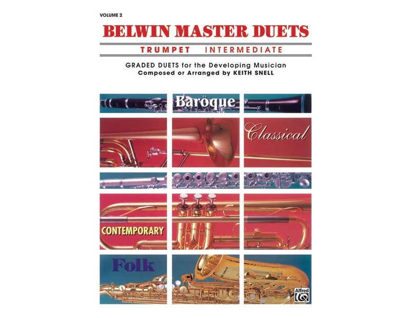 Belwin Master Duets Intermediate Book 2 Trumpet