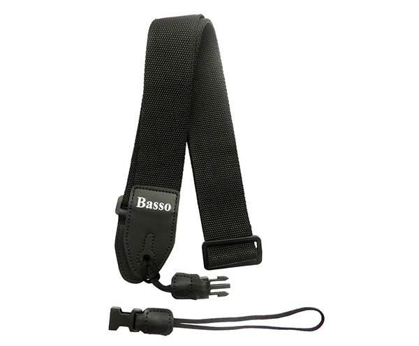 Basso Guitar Strap - Black with Quick Release QRV04