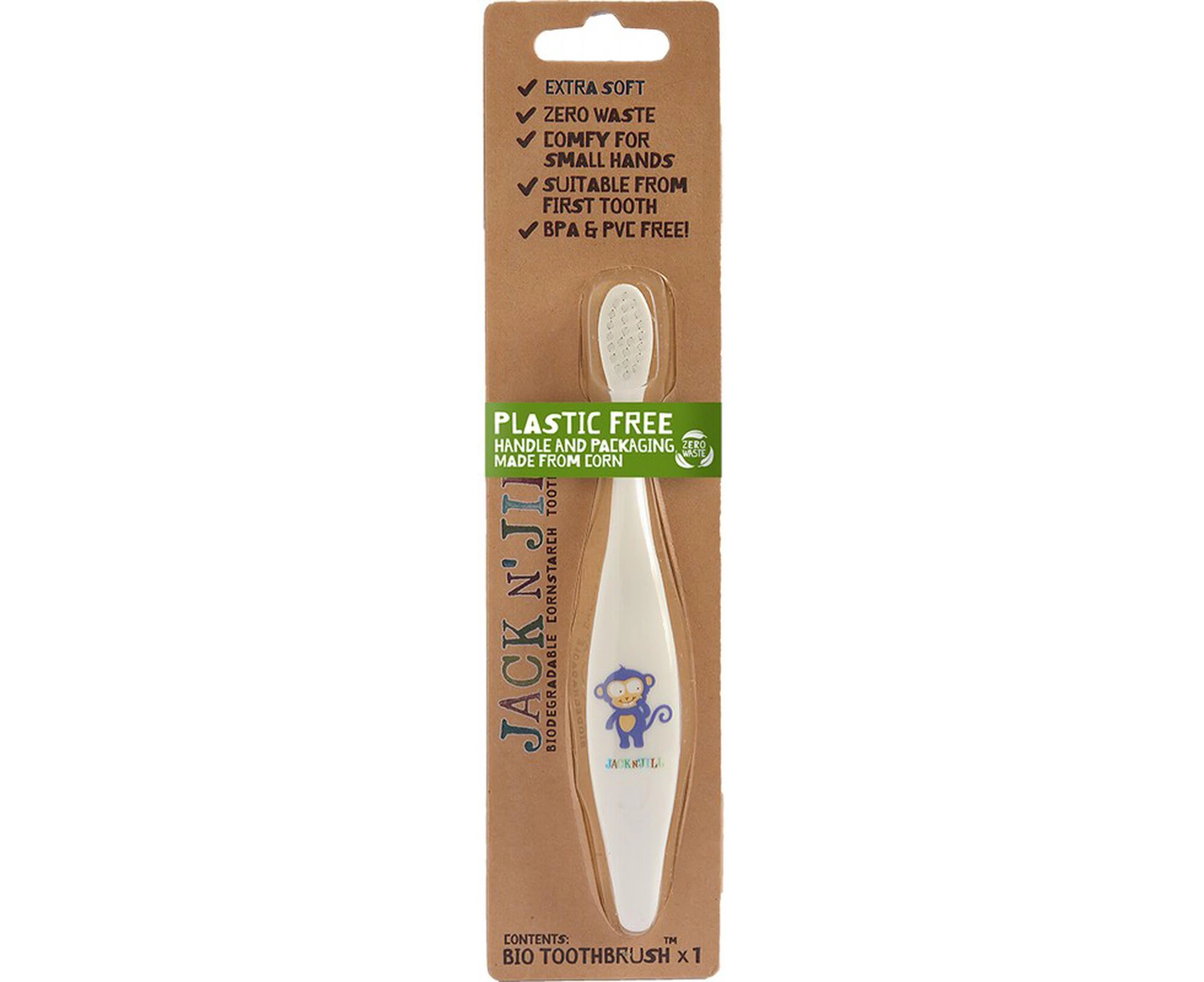 Jack N' Jill Bio Toothbrush Monkey