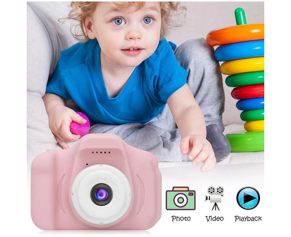 Mini Digital Kids Camera - Pink