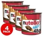 4 x Nutella & Go! w/ Breadsticks 48g 1