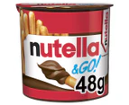 4 x Nutella & Go! w/ Breadsticks 48g