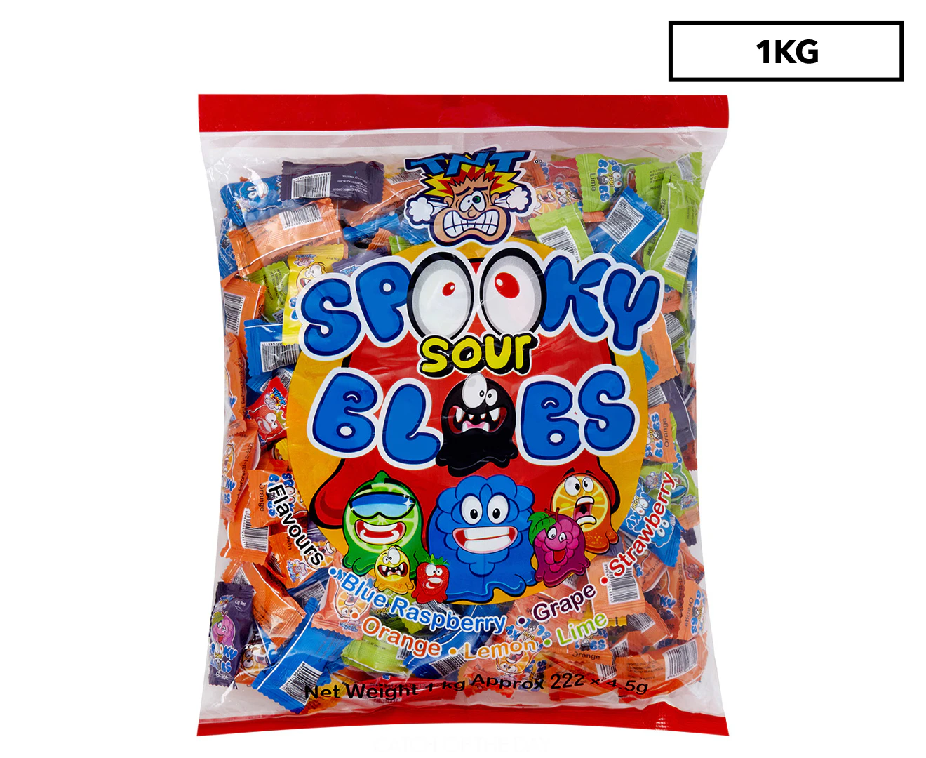 Tnt Spooky Sour Blobs 1kg x 1