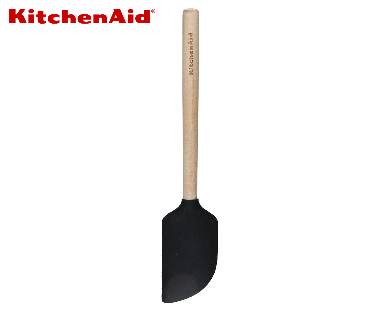 KitchenAid Maple Wood Silicone Scraper / Spatula