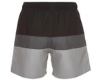 Adidas Men's Block Swim Shorts - Black/Grey