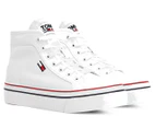 Tommy Hilfiger Women's Mid-Top Flatform Sneakers - White