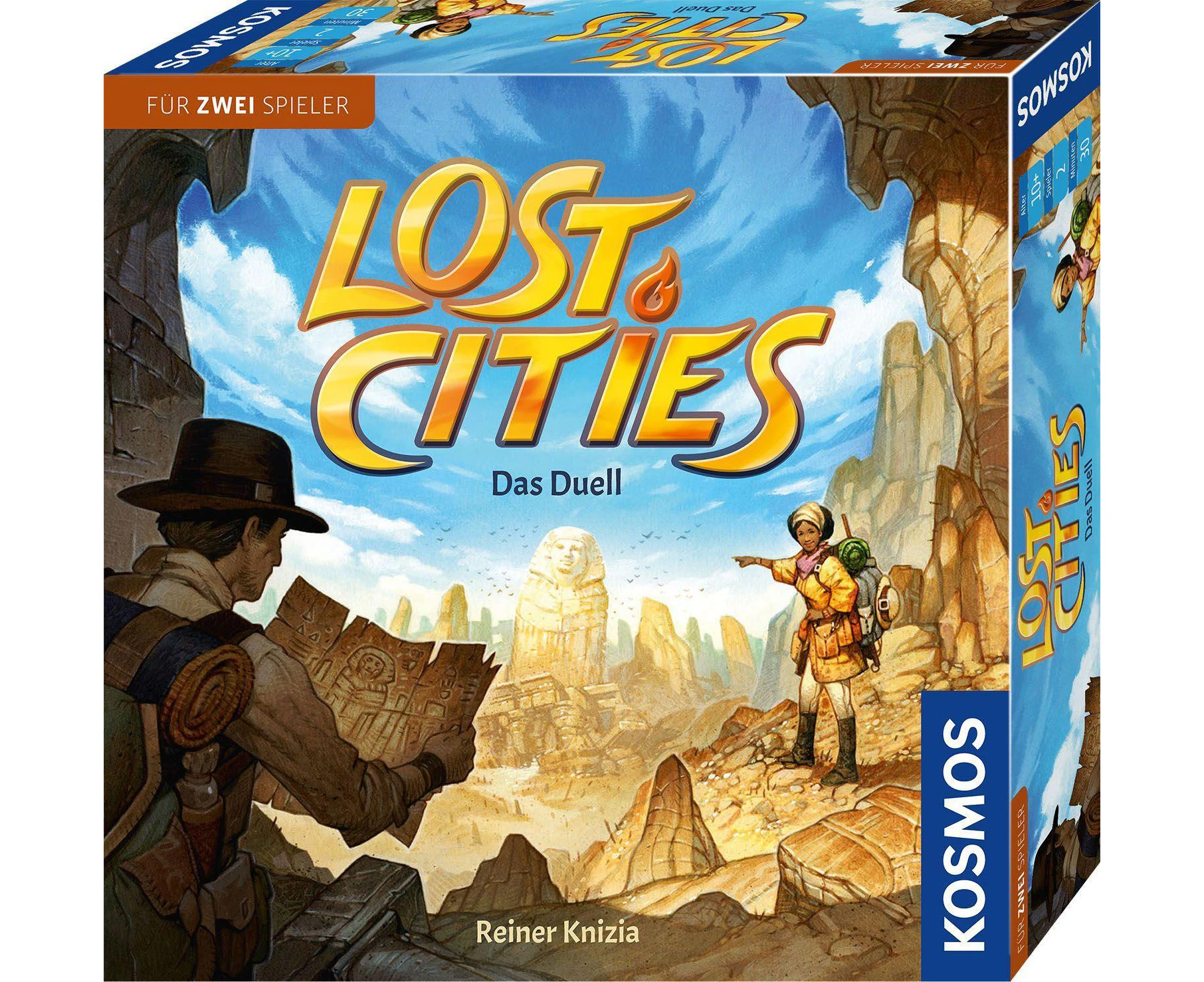 (The game for 2) - KOSMOS Spiele 694135 Lost Cities (Game for 2)