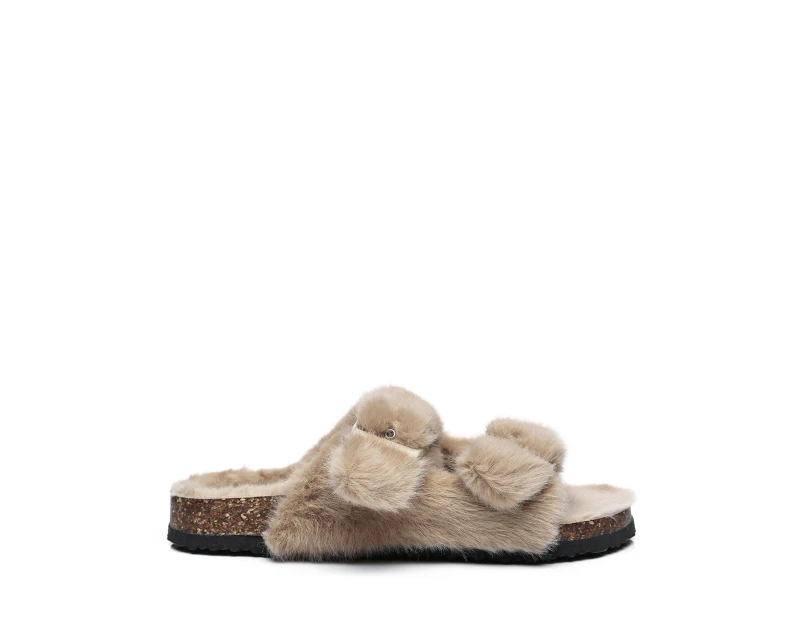 Ugg Australian Shepherd Myla | Faux Fur Upper - Women - House Shoes - Beige