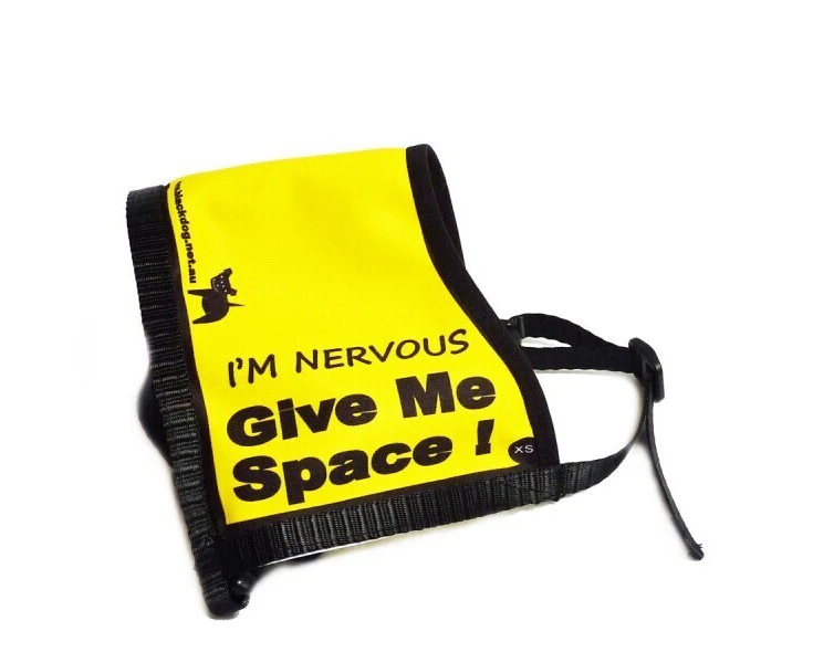 Black Dog Wear Vest -Give Me Space I'M Nervous [Size: Xlarge]