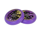 Oath Bermuda 110mm Wheels - Black/Purple/Yellow