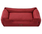 Paws & Claws Large PIA Walled Pet Bed - Berry